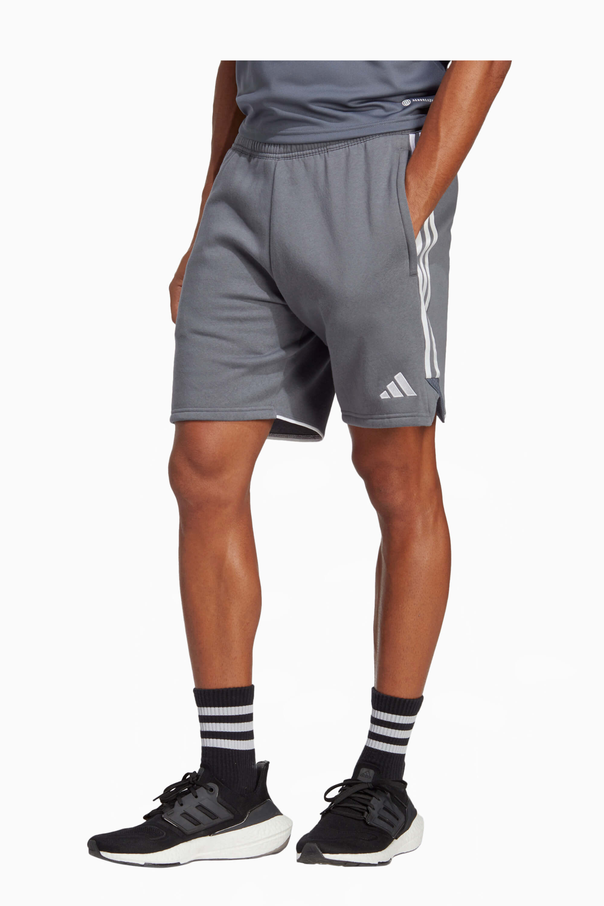 adidas Tiro 23 League Sweat Shorts - Gray | R-GOL.com - Football
