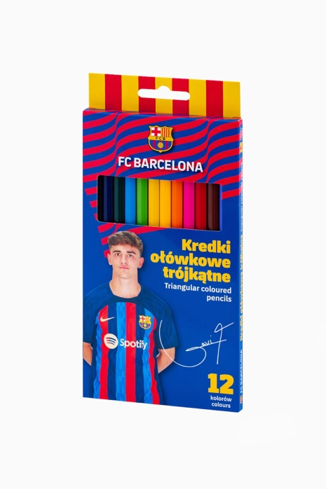 Χρωματιστά μολύβια 12 χρώματα FC Barcelona