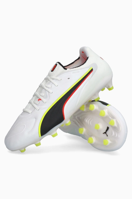 Lisovky Puma King 20 Ultimate FG/AG - Bílý