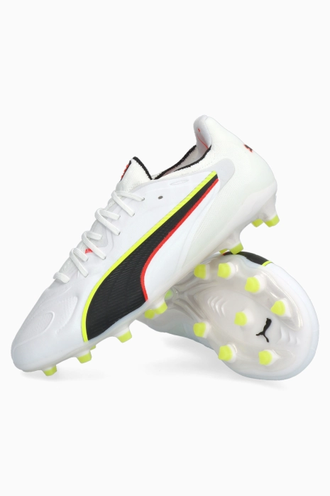 Lisovky Puma King 20 Ultimate FG/AG pro ženy - Bílý