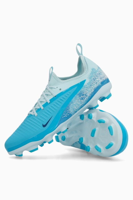 Nocken Nike Phantom 6 Low Academy Erling Haaland FG/MG Junior - Blau