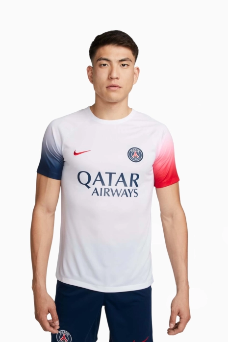 Majica Nike PSG 23/24 Pre-Match - Bela