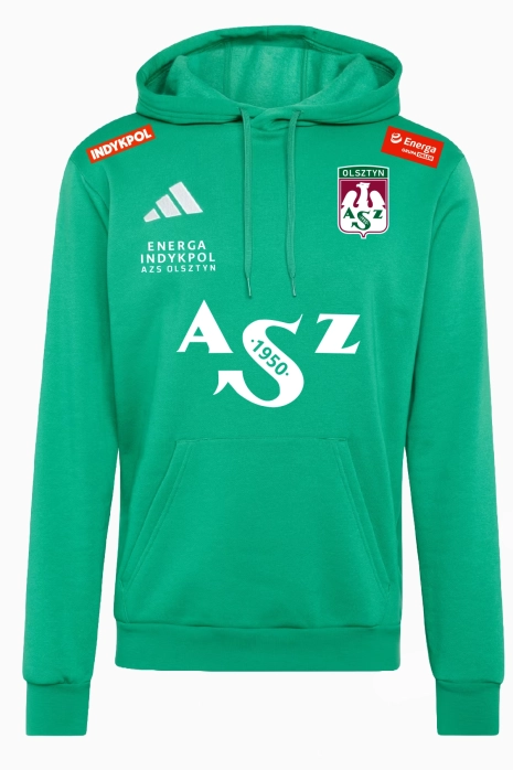 Bluza bawełniana adidas Energa Indykpol AZS Olsztyn - Zielony