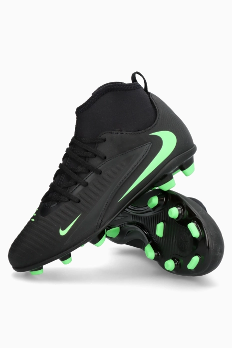Cleats Nike Phantom 6 High Club FG/MG Junior - Black