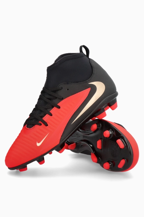 Бутсы Nike Phantom 6 High Club FG/MG Junior - красный