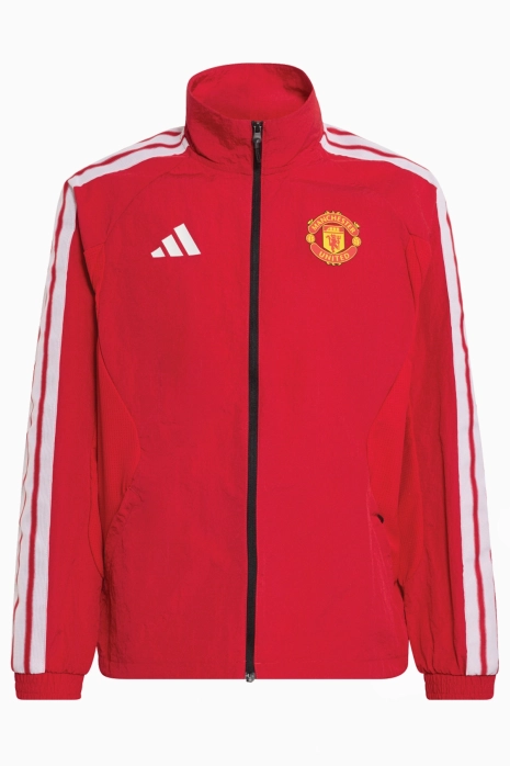 Kurtka adidas Manchester United 26/27 Anthem Junior - Czerwony