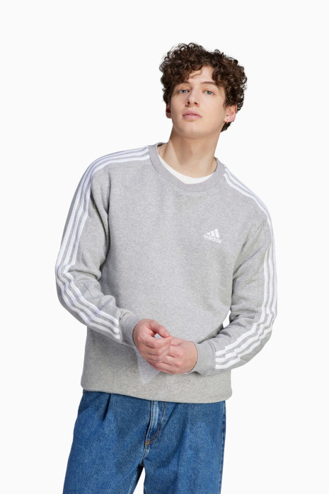 Pulóver adidas Essentials Fleece 3S - Szürke