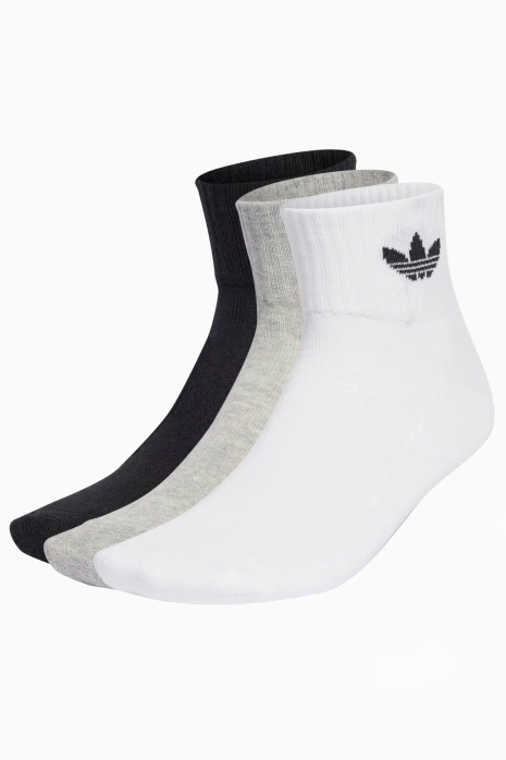 Ponožky adidas Mid-Cut Crew 3 Pairs