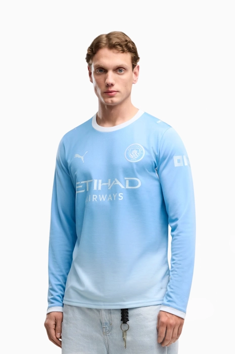 Langärmliges Shirt Puma Manchester City 26/27 Home Replica - himmelblau
