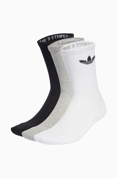 Ponožky adidas Trefoil Cushion Crew 3 Pairs