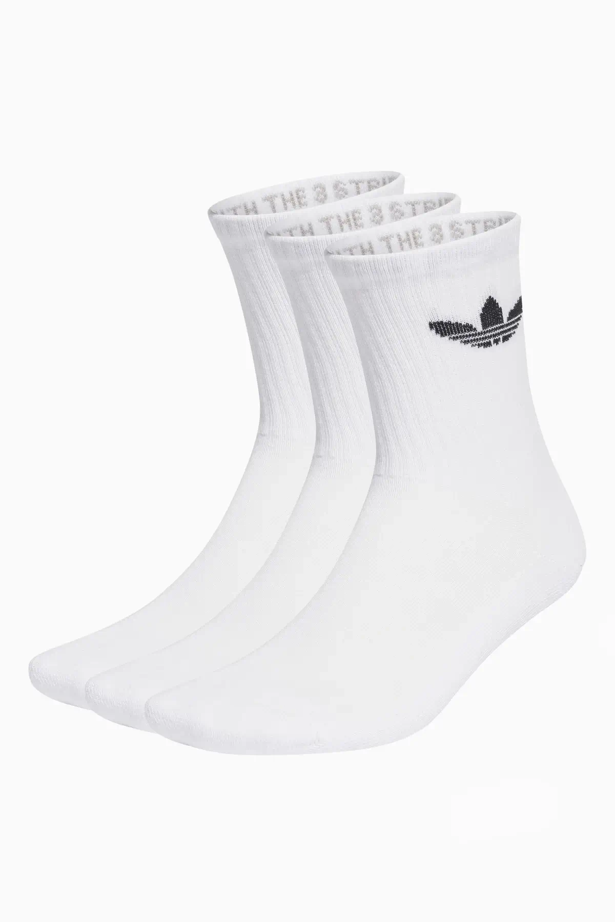 Socks adidas Trefoil Cushion Crew 3 Pairs - White