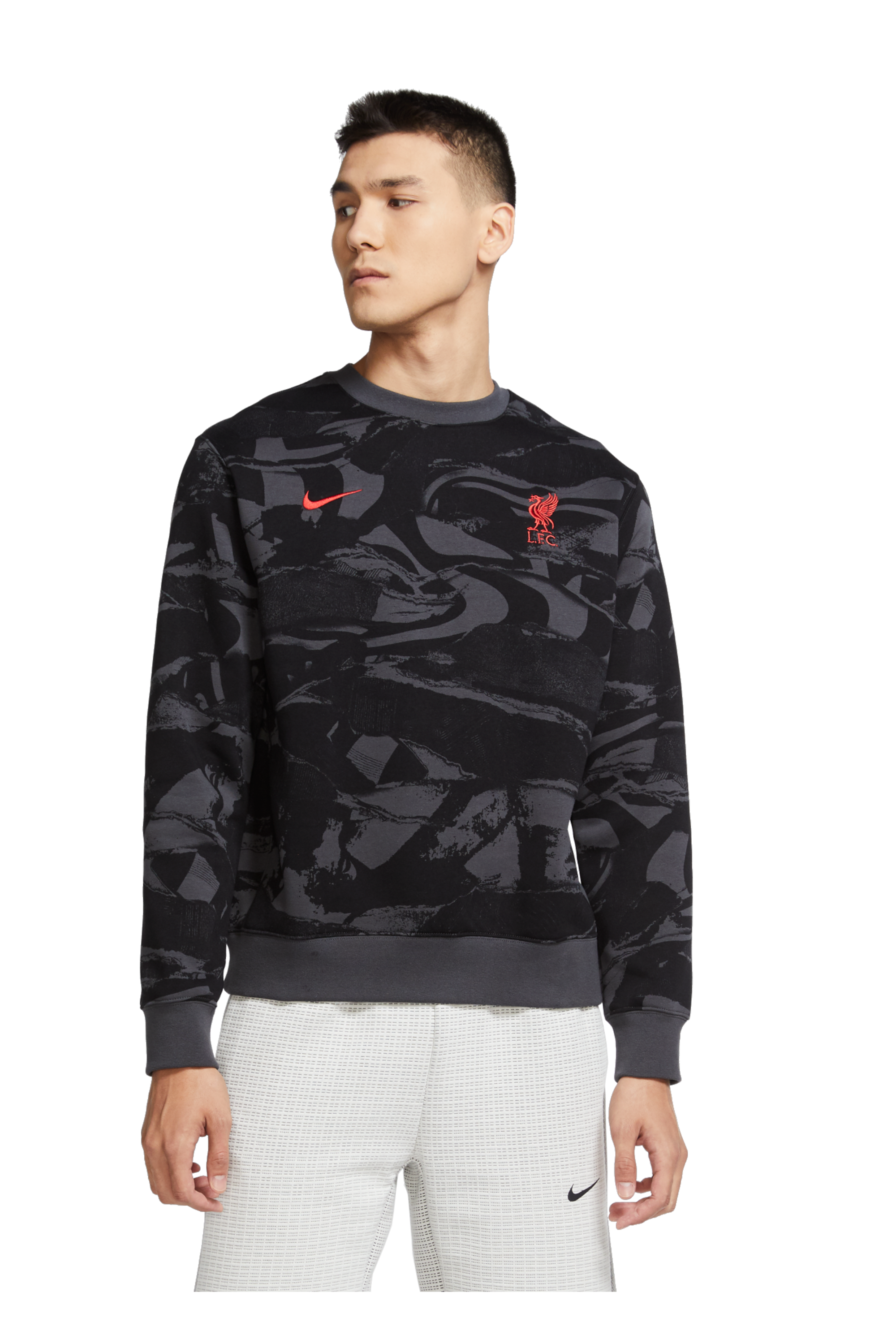 nike liverpool fc crew sweatshirt