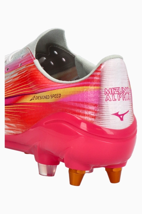 Бутсы Mizuno Alpha III Japan Mix - розовый | Футбольная обувь