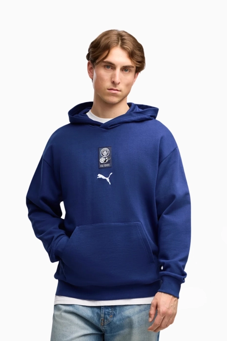 Bluza z kapturem Puma Manchester City 26/27 ftblCulture - Granatowy