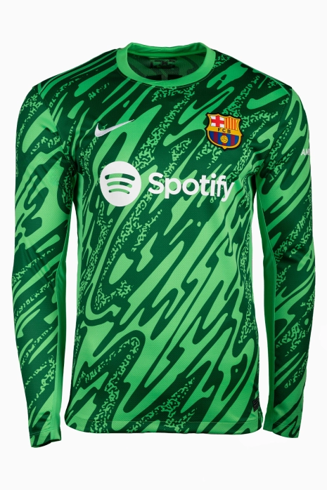 Футболка Nike Szczęsny 25 FC Barcelona 24/25 Goalkeeper Stadium LS - зелений