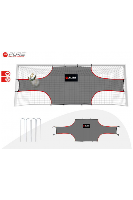 Covering on football goal Pure2Improve 5 m x 2 m