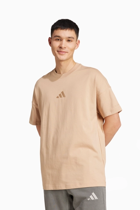 Tricou adidas All SZN - Bej | Magazin de fotbal echipament R-GOL.com