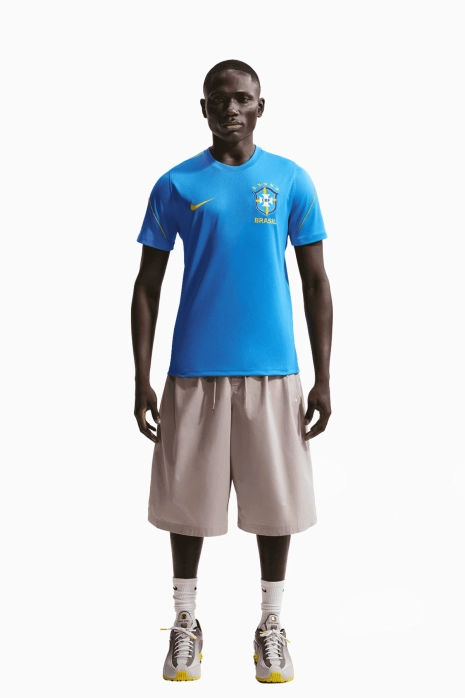 Tričko Nike Brazylia 2026 Academy Pro - Modrý