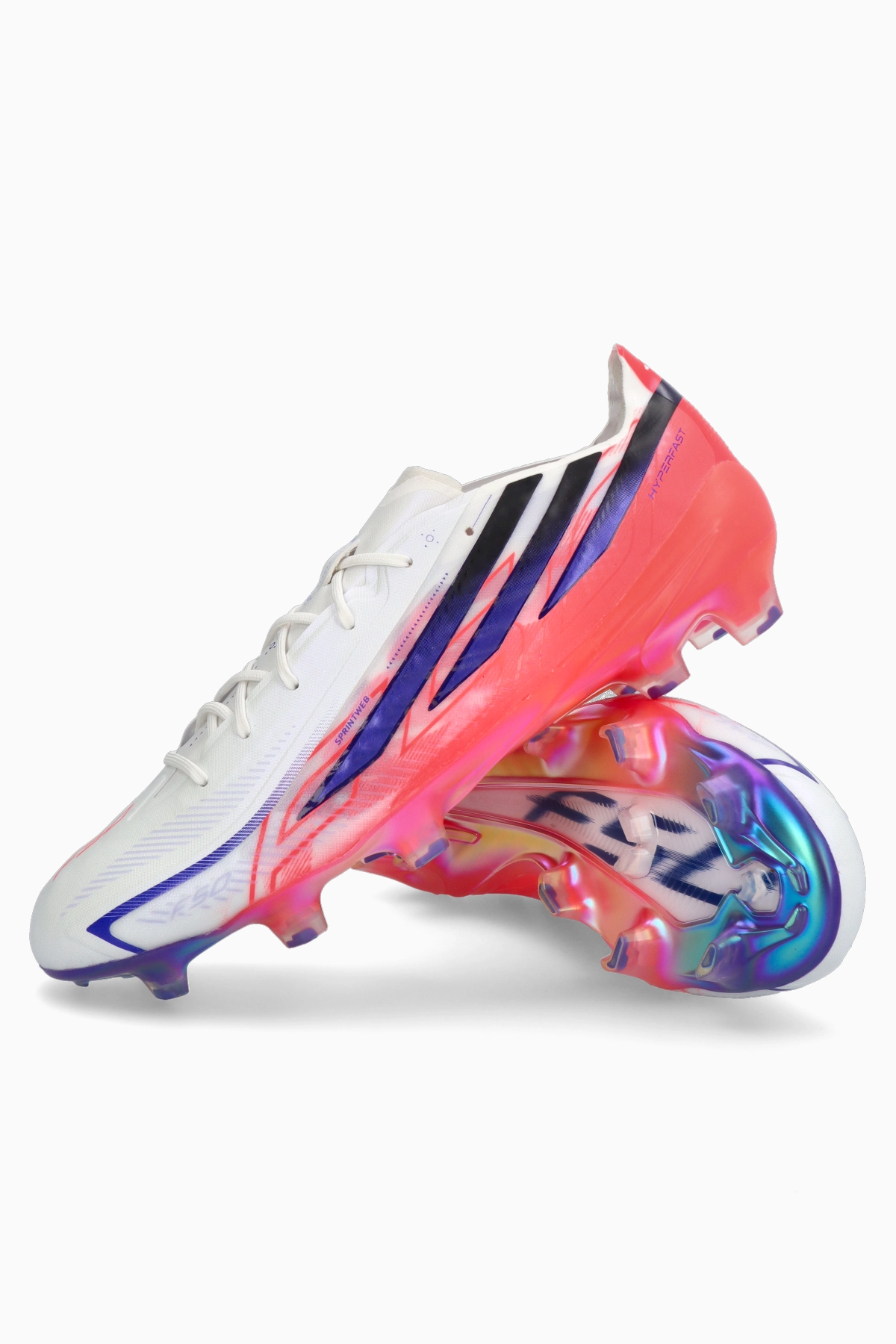 Cleats adidas F50 Elite Hyperfast FG - White