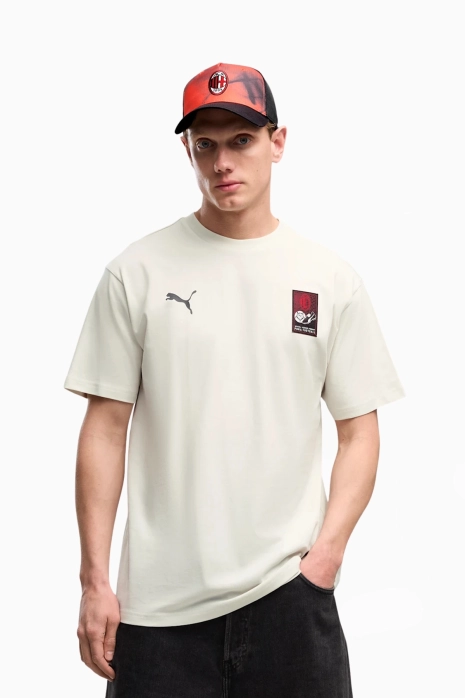 Koszulka Puma AC Milan 26/27 ftblCulture Relaxed Tee - Beżowy