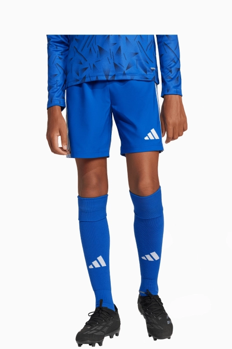 Spodenki treningowe adidas Tęcza Biskupiec  Junior - Niebieski