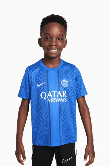 Tričko Nike PSG 25/26 Academy Pro Little kids - Modrá