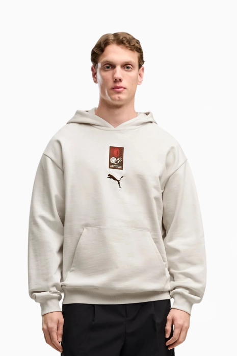 Bluza z kapturem Puma AC Milan 26/27 FtblCulture - Beżowy
