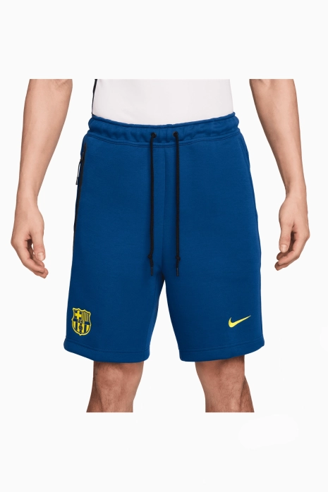 Nike FC Barcelona 25/26 Tech Fleece Şort - Mavi | Futbol