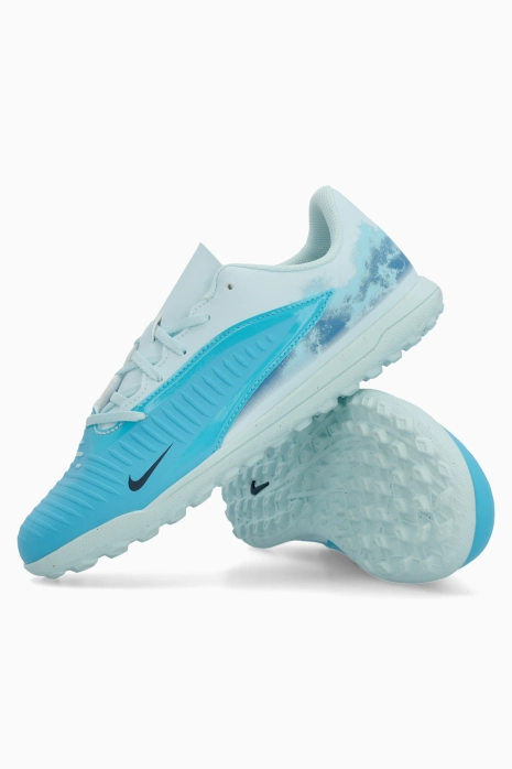 Multinocken Nike Phantom 6 Low Academy Erling Haaland TF Junior - Blau