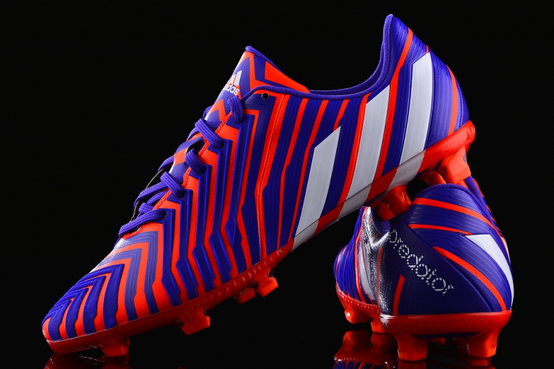 purple adidas football boots