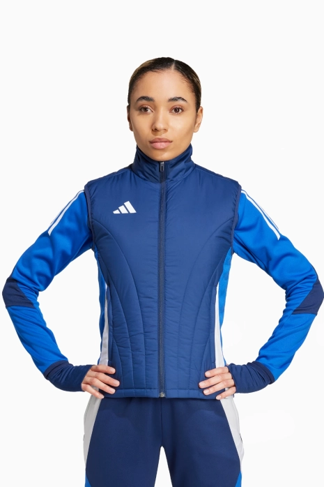 Vestă adidas Tiro 24 Competition Winterized Femei - Albastru marin