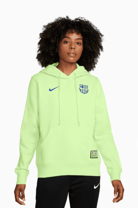 Hoodie Nike FC Barcelona 24/25 Phoenix Fleece for women - Lime