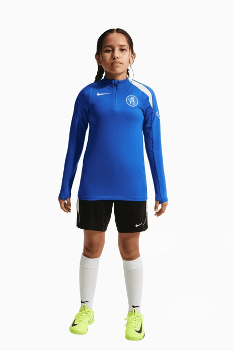 Nike Chelsea FC 25/26 Strike Drill Top Sweatshirt Junior - Blue