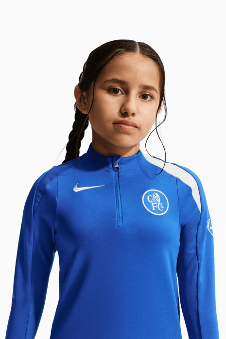 Nike Chelsea FC 25/26 Strike Drill Top Sweatshirt Junior - Blue