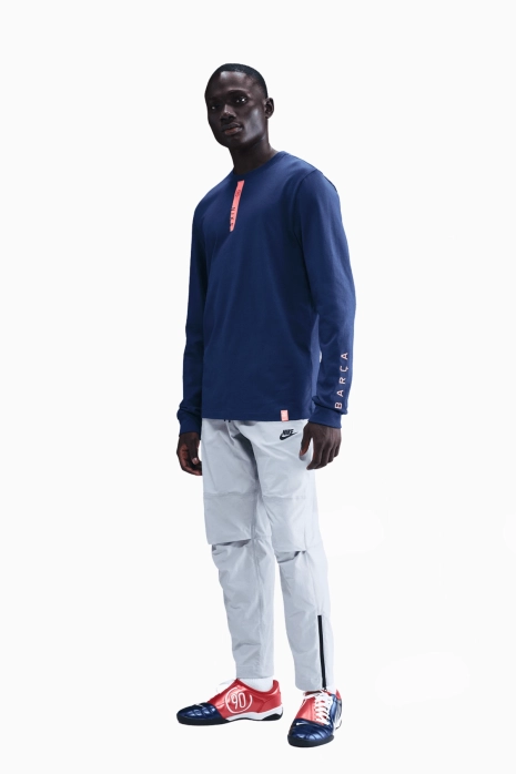 Long-sleeve shirt Nike FC Barcelona 25/26 Tee - Navy blue
