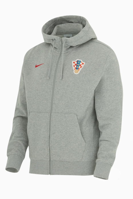 Nike Croatia Club FZ Hoodie - Grau