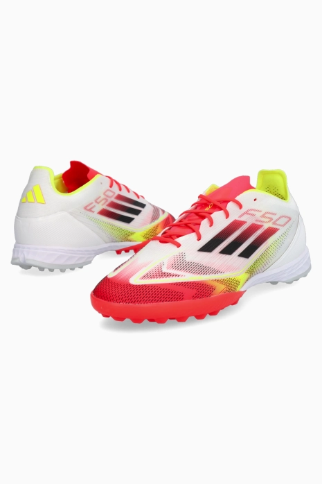 adidas F50 Pro TF - Alb | Magazin de fotbal echipament R-GOL.com