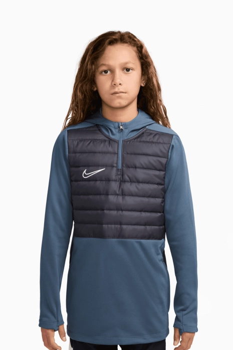 Bluza z kapturem Nike Academy Winter Warrior Junior - Niebieski