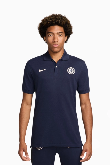 Тениска Nike Chelsea FC 24/25 Polo - тъмносин