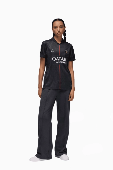 Футболка Nike PSG x Jordan 25/26 4th Stadium для женщин - черный