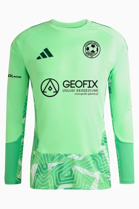 Bluza bramkarska adidas Pomerania Gdańsk Junior - Zielony