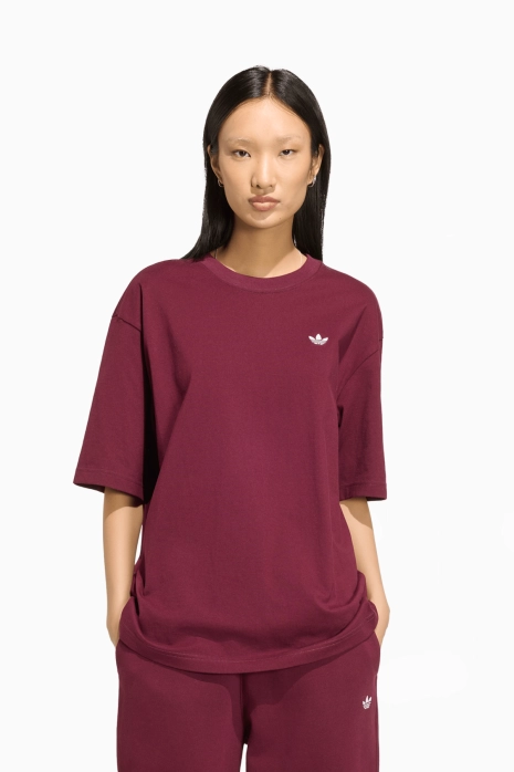 Футболка adidas Essentials Boyfriend Tee для женщин - Бордовый