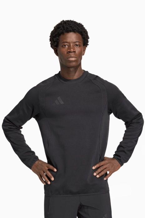 Блуза adidas Tiro Travel Crew - черен