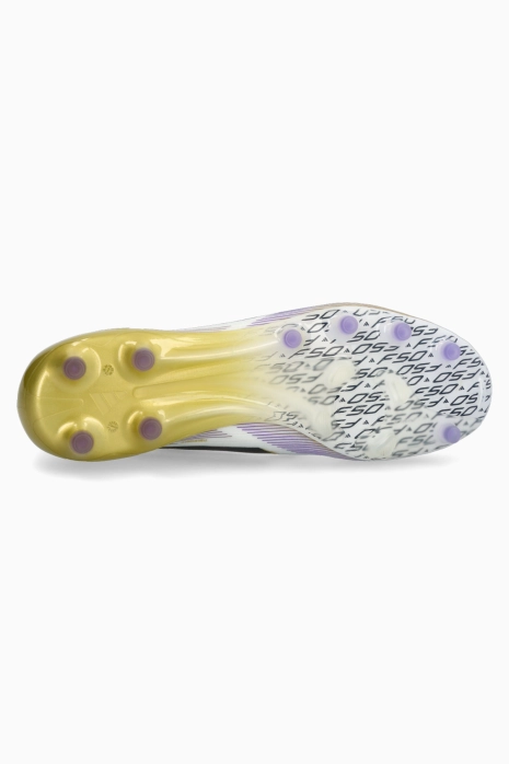 Cleats adidas F50 Elite AG - White | R-GOL.com - Football boots