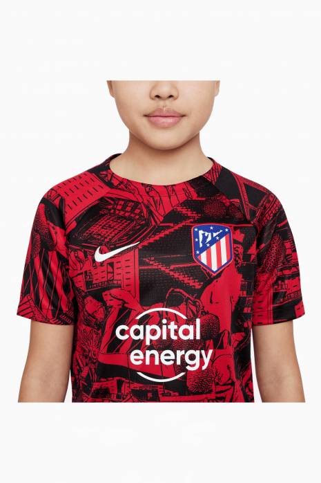 Football Shirt Nike Atlético Madrid 22/23 PreMatch Junior - Red