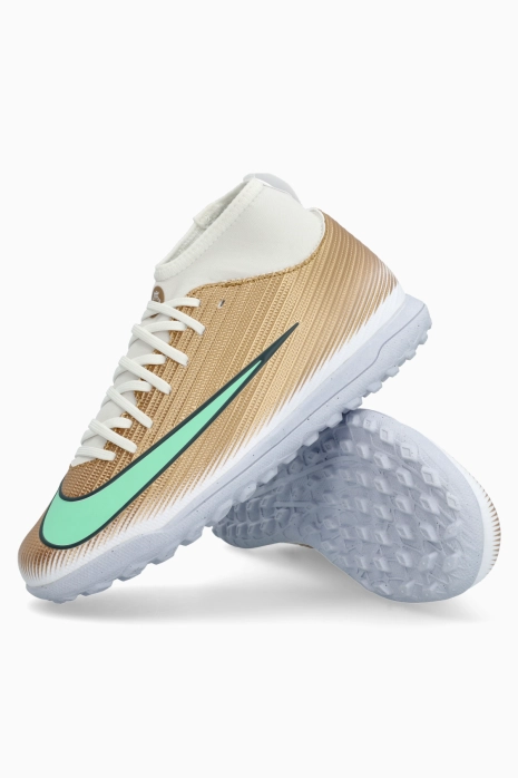 Nike Zoom Mercurial Superfly 11 Club High Kylian Mbappé TF Junior - Yellow
