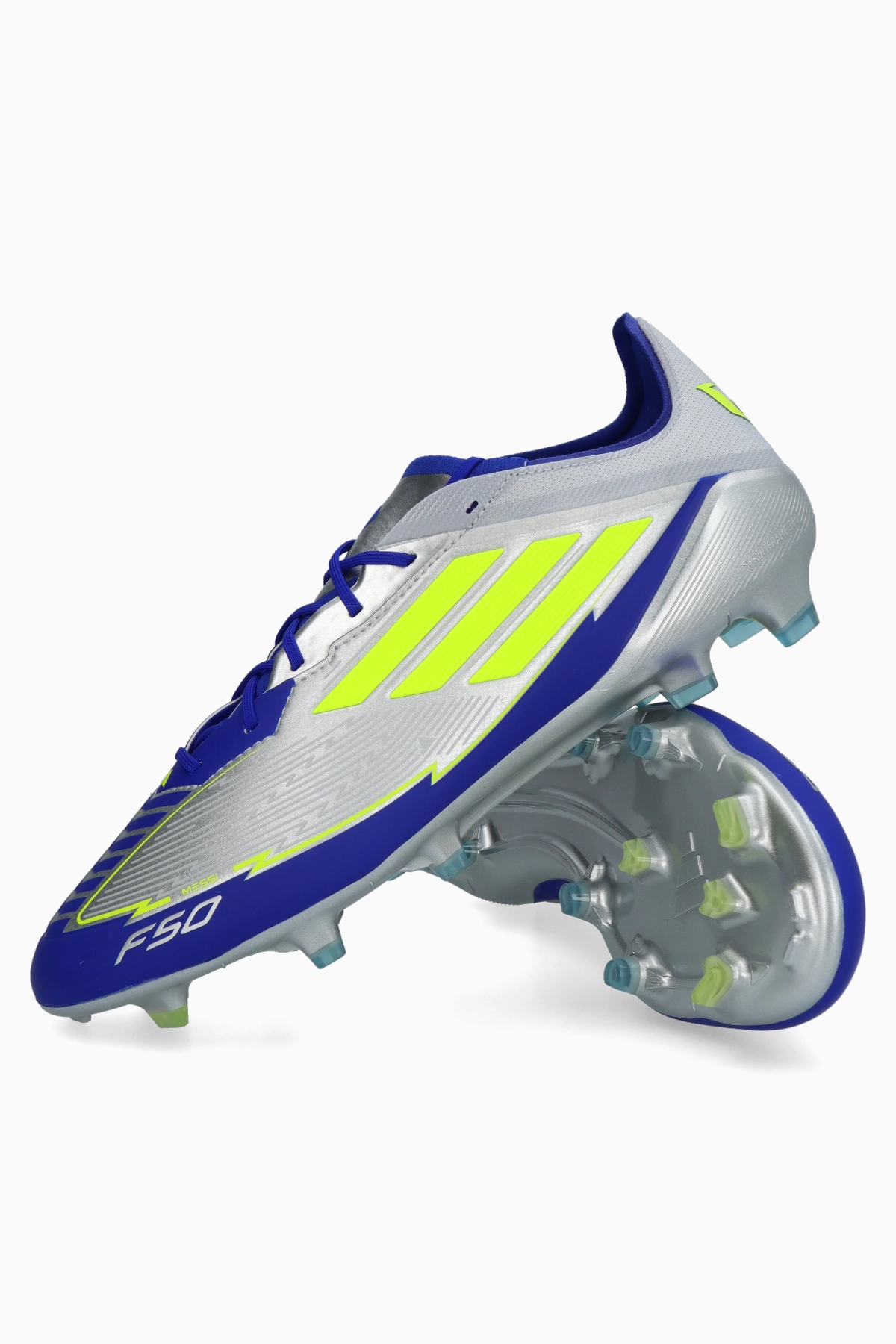 Бутси adidas F50 Elite Messi FG - срібло | Футбольне взуття