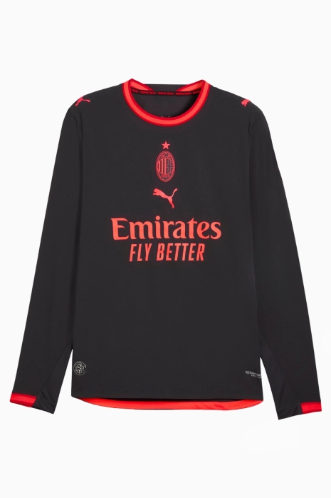 Langärmliges Shirt Puma AC Milan 26/27 Dritte Authentic - Schwarz