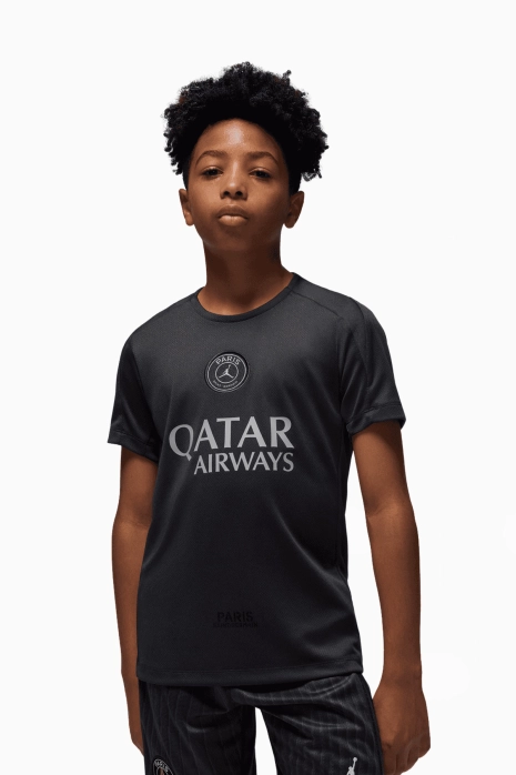 Tričko Nike PSG x Jordan 25/26 Strike Junior - čierna