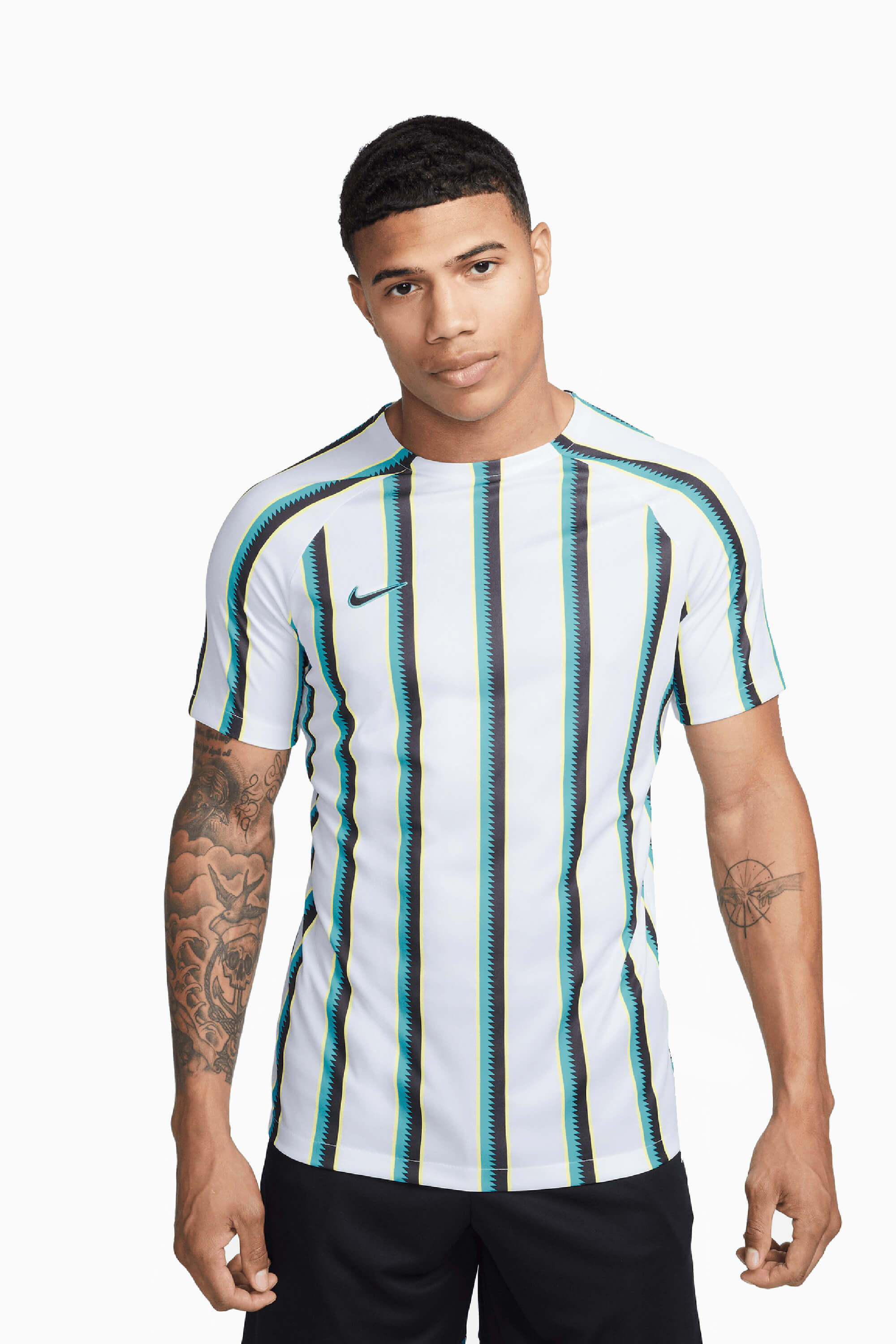 white practice shirt